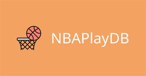 NBA Play DB .